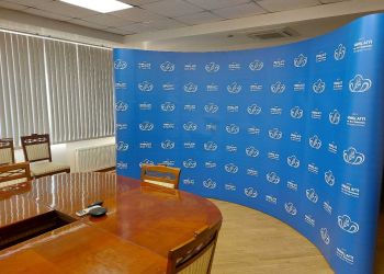 Поп ап 5х3 в зал конференции